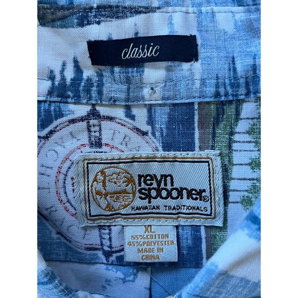Reyn Spooner Multicolor Hawaii Button Up Shirt Top  Mens Size XL - Picture 5 of 9